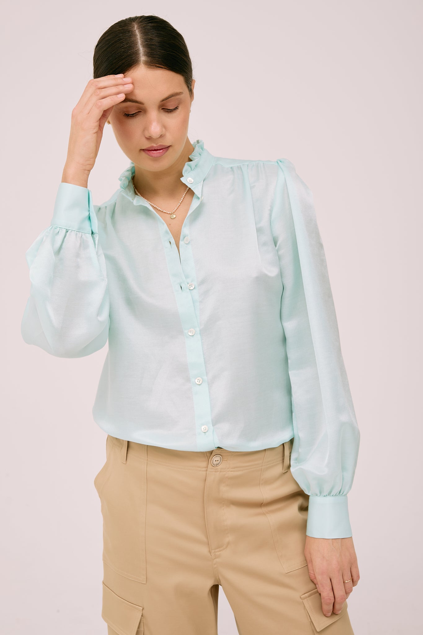 Palaidinė "Aura" - mėtų spalvos