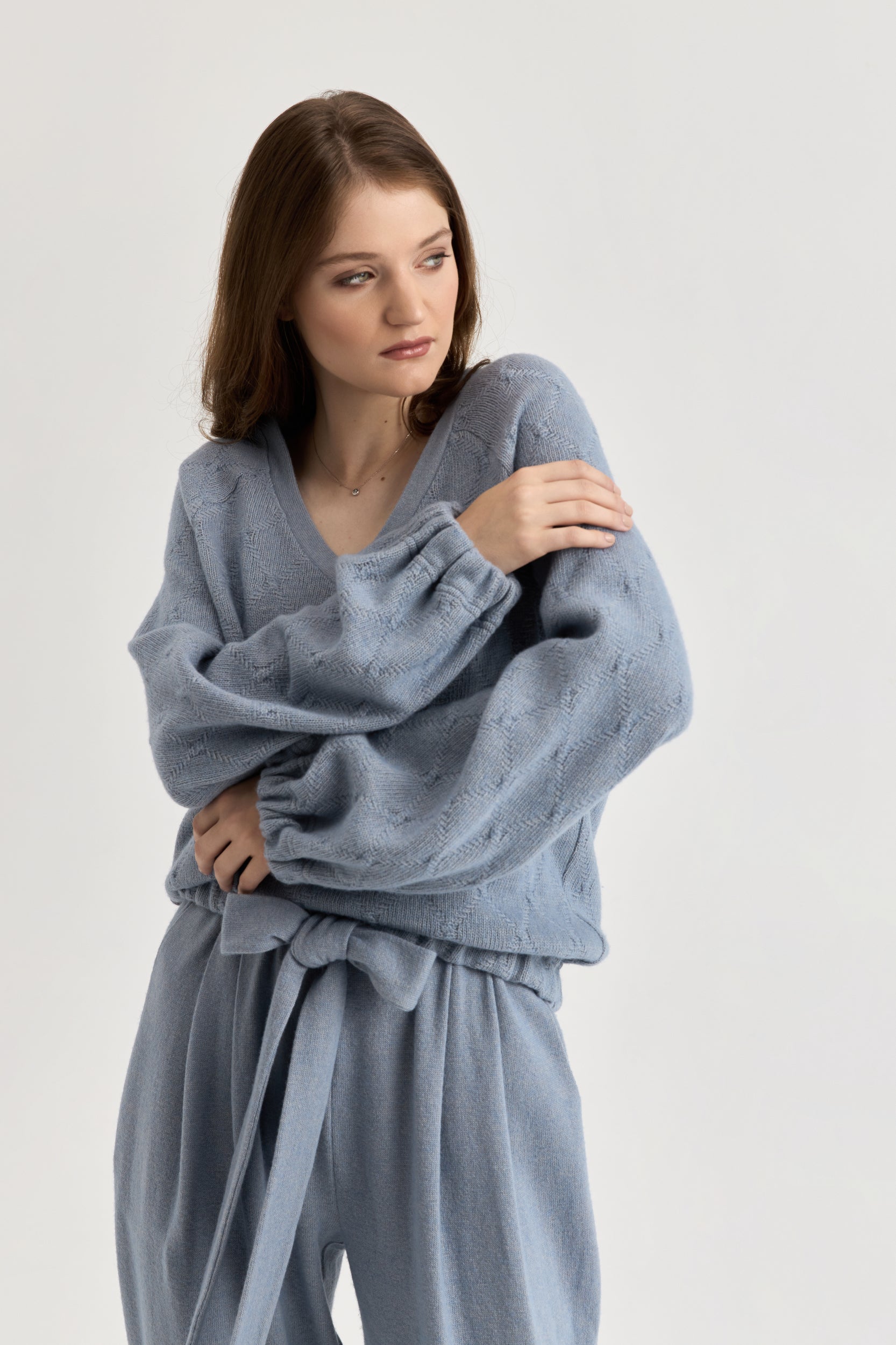 Laisvalaikio kostiumas - melsvos spalvos