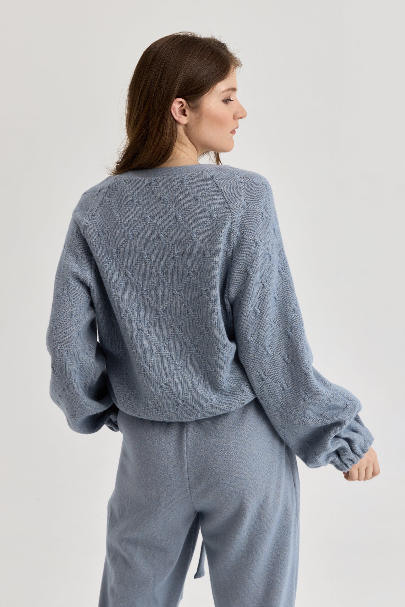 Laisvalaikio kostiumas - melsvos spalvos