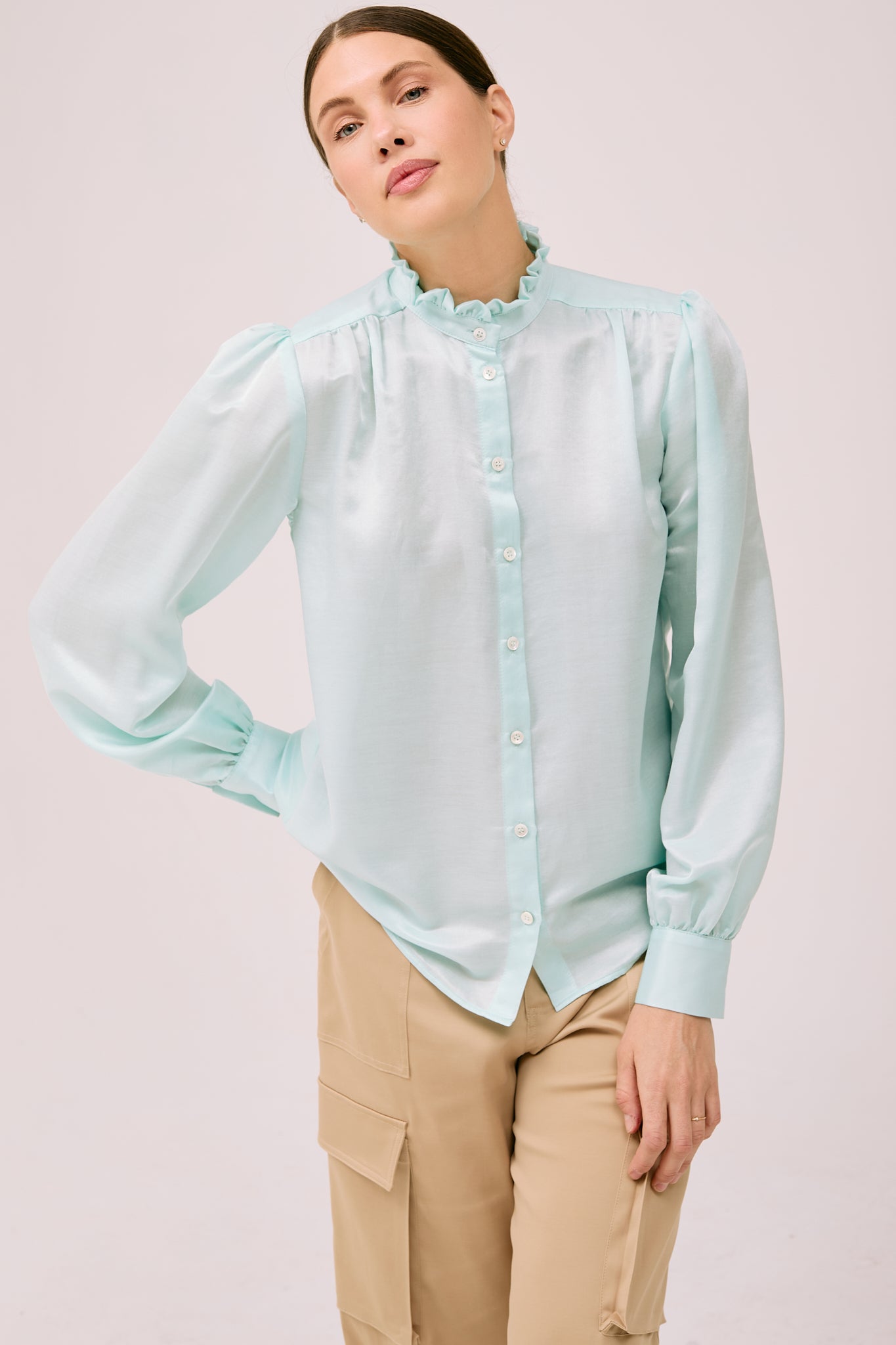 Palaidinė "Aura" - mėtų spalvos